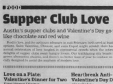 Supper Club Love. Austin Chronicle (02-08-13)